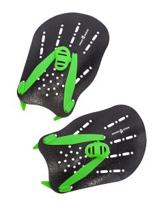 Mad Wave Hand Paddles - Black / Green
