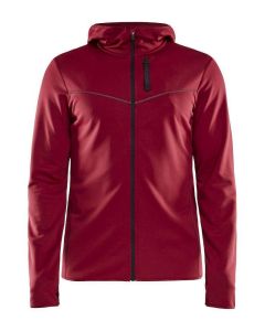 Craft Eaze Full Zip Sweat Hood Jacket - Red