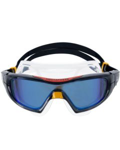 Aqua Sphere Vista Pro Blue Mirror Goggles - Dark Gray/Orange