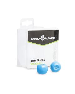 Mad Wave Bouchons d'oreille Waxball - Bleu