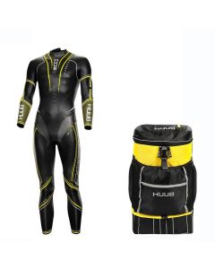 HUUB Men's Varman Fluo Limited Edition Wetsuit +  Free T2 Rucksack