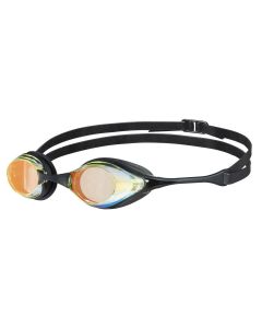Arena Cobra Swipe Mirrored Goggles - Yellow Copper/ Black