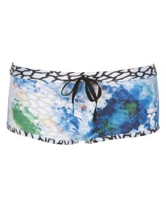 Arena Boy's Upside Down Low Waist Short - White / Multi