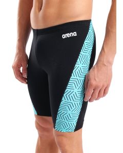 Arena Allover Jammer - Black / Water Maze Arena Allover Jammer - Black / Water Maze