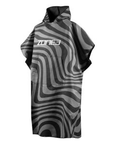 Zone3 Microfibre Changing Robe - Black / Grey