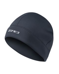 Zone3 Active-Flex Swim Beanie - Grey / Orange