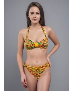 Arena Little Fruit Neckholder Bikini Yellow