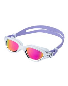 Zone3 Venator-X Polarised Swim Goggles - White / Silver / Lilac