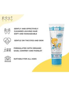 Pout Care Blueberry Potion Natural Shampoo - 250 ml