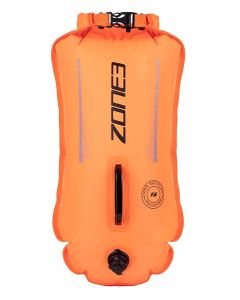 Zone3 Recycled 28L Safety Buoy / Dry Bag - Hi-Viz Orange Zone3 Recycled 28L Safety Buoy / Dry Bag - Hi-Viz Orange