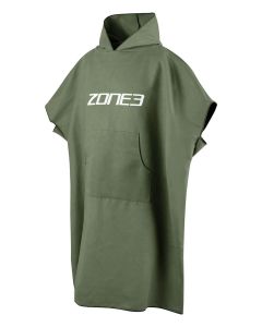 Zone3 Microfibre Changing Robe - Khaki / White
