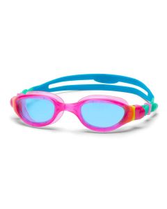 Zoggs Phantom 2.0 Junior Goggles - Pink/Turquoise/Tinted Blue