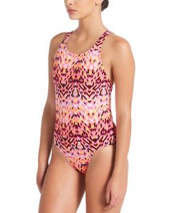 Nike Digi Arrow Powerback Swimsuit - Fuchsia