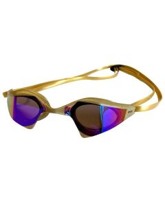 Spurt Adrenaline Mirrored Swimming Goggles - Gold