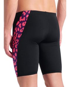 Arena Printed Jammer - Black / Fuchsia Multi
