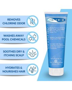 SBR Triswim Chlorine Removal Shampoo - Lime & Tropical Mango - 251 ml