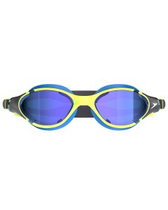 Speedo Biofuse 2.0 Mirrored Goggles - Electric Lime / Cobalt / Iris Mirror