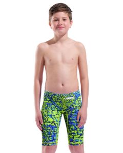 Arena Boys Powerskin ST Next Limited Edition Snakeskin Jammer - Snake Green