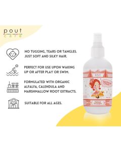 Pout Care Peaches & Cream Natural Detangler - 200 ml