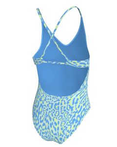 Nike Piger WIld Lace Up badedragter i ét stykke - Universitetsblå