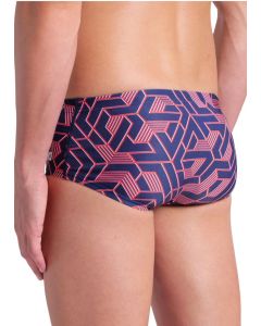 Arena Escape Low Waist Short - Red / White / Blue
