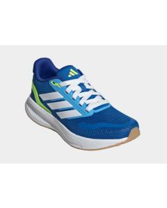 Adidas Junior Runfalcon 5 Trainers - Royal Blue / White / Green