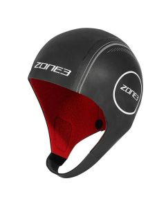 Zone3 Heat-Tech Neoprene Swim Cap - Black