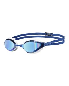 Arena Python Mirror Goggles - Blue Mirror / White