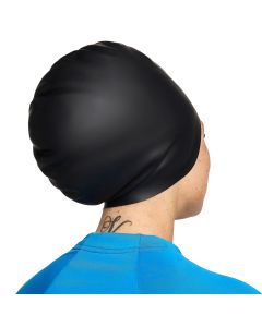Nike Voluminous Hair Swim Cap - Black