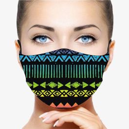 Stay Safe Face Mask - Shapes - Just Mask