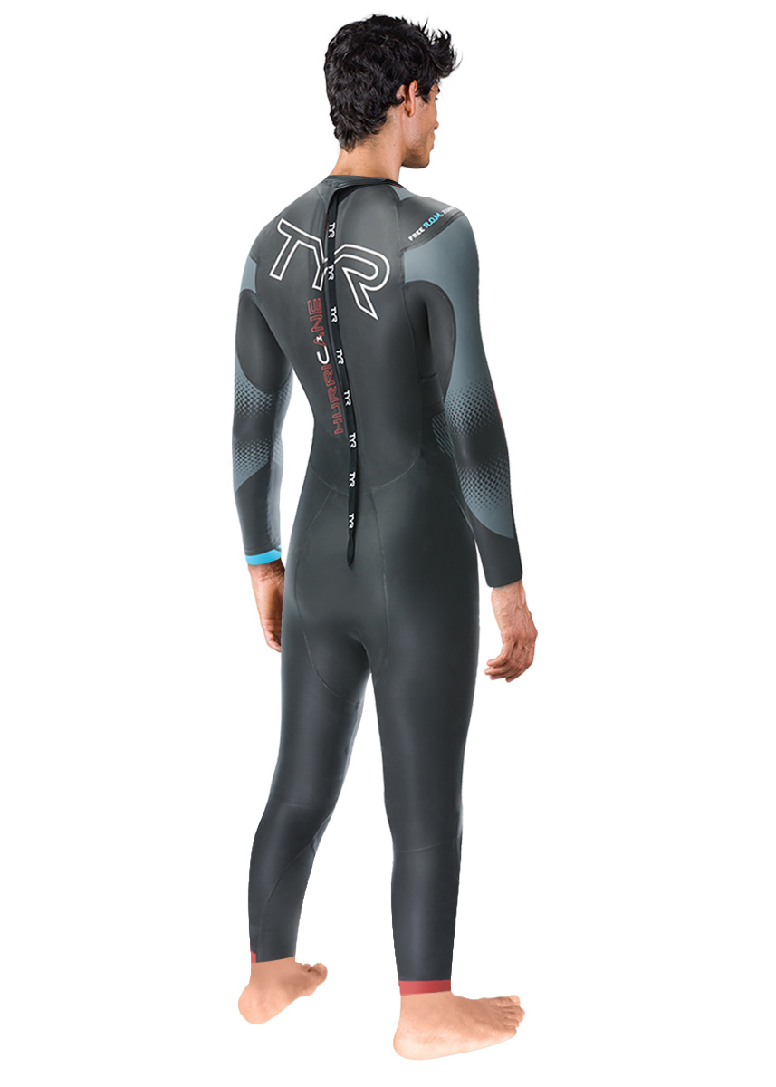 TYR Men's Category 3 Wetsuit - Black/Silver