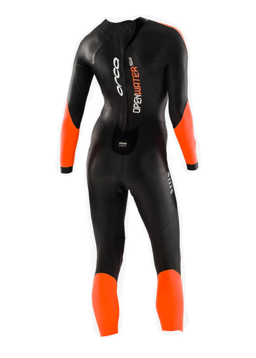 Orca Women's Openwater Smart Wetsuit - Black/ Orange