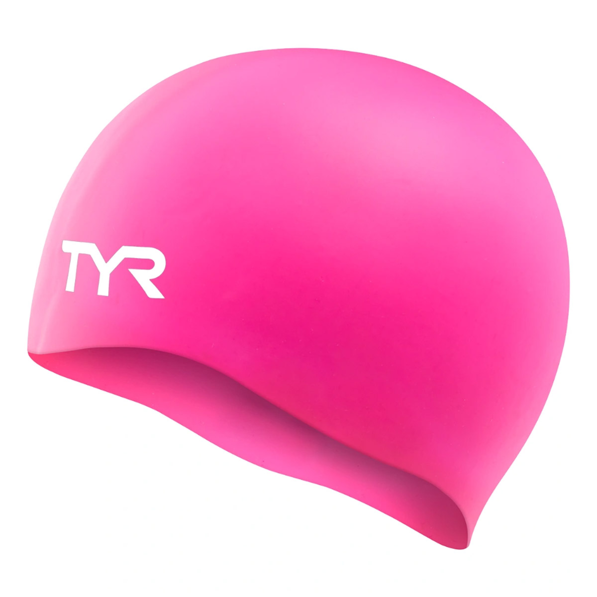 TYR Adult Silicone Wrinkle-Free Swim Cap - Yellow