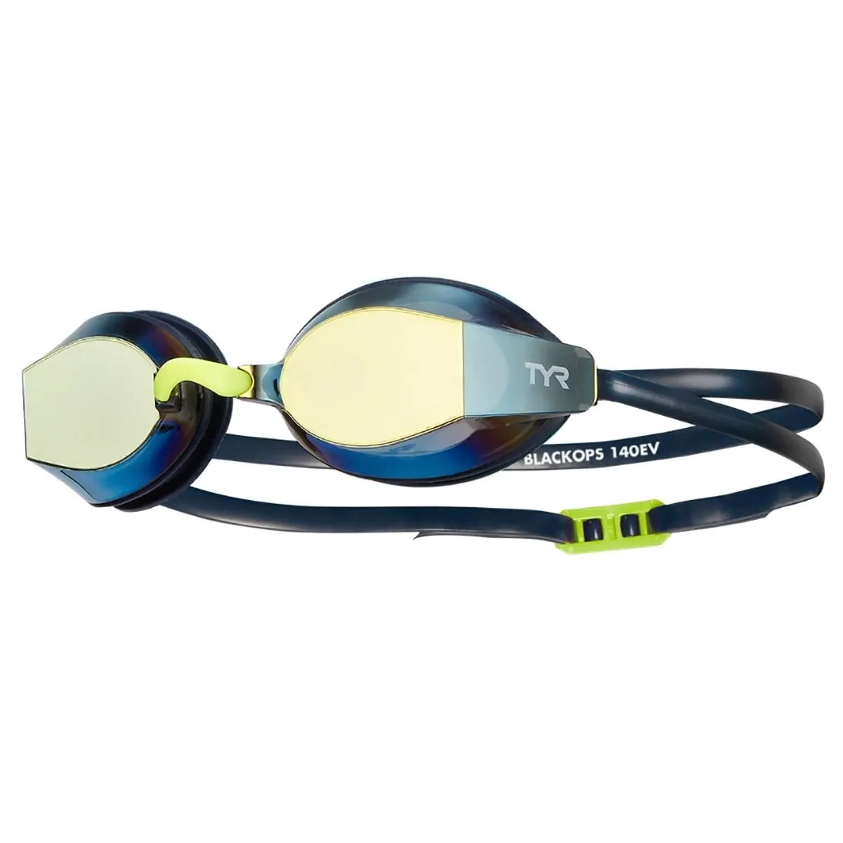 	
TYR Black Ops 140 EV Mirrored Racing Goggles - Silver / Blue