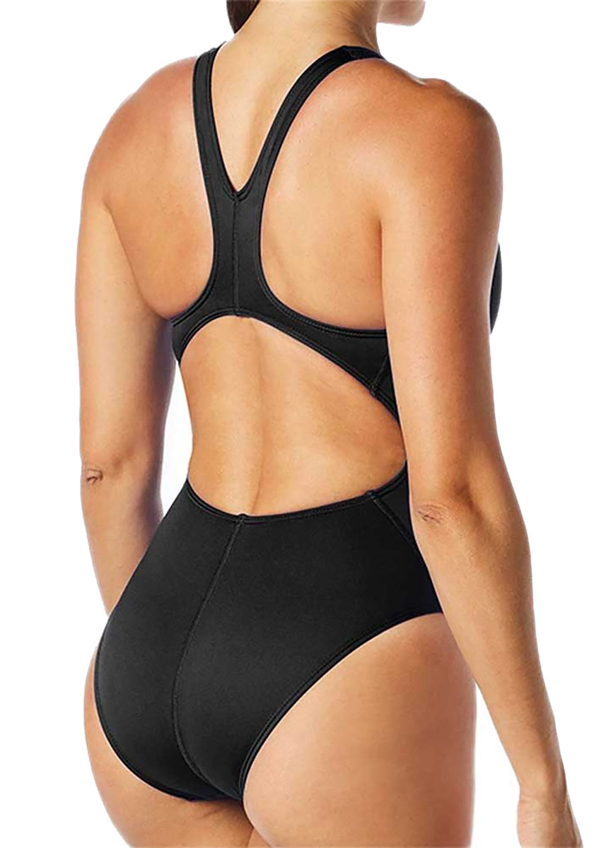 TYR MaxFit Durafast Elite Solid Swimsuit - Black