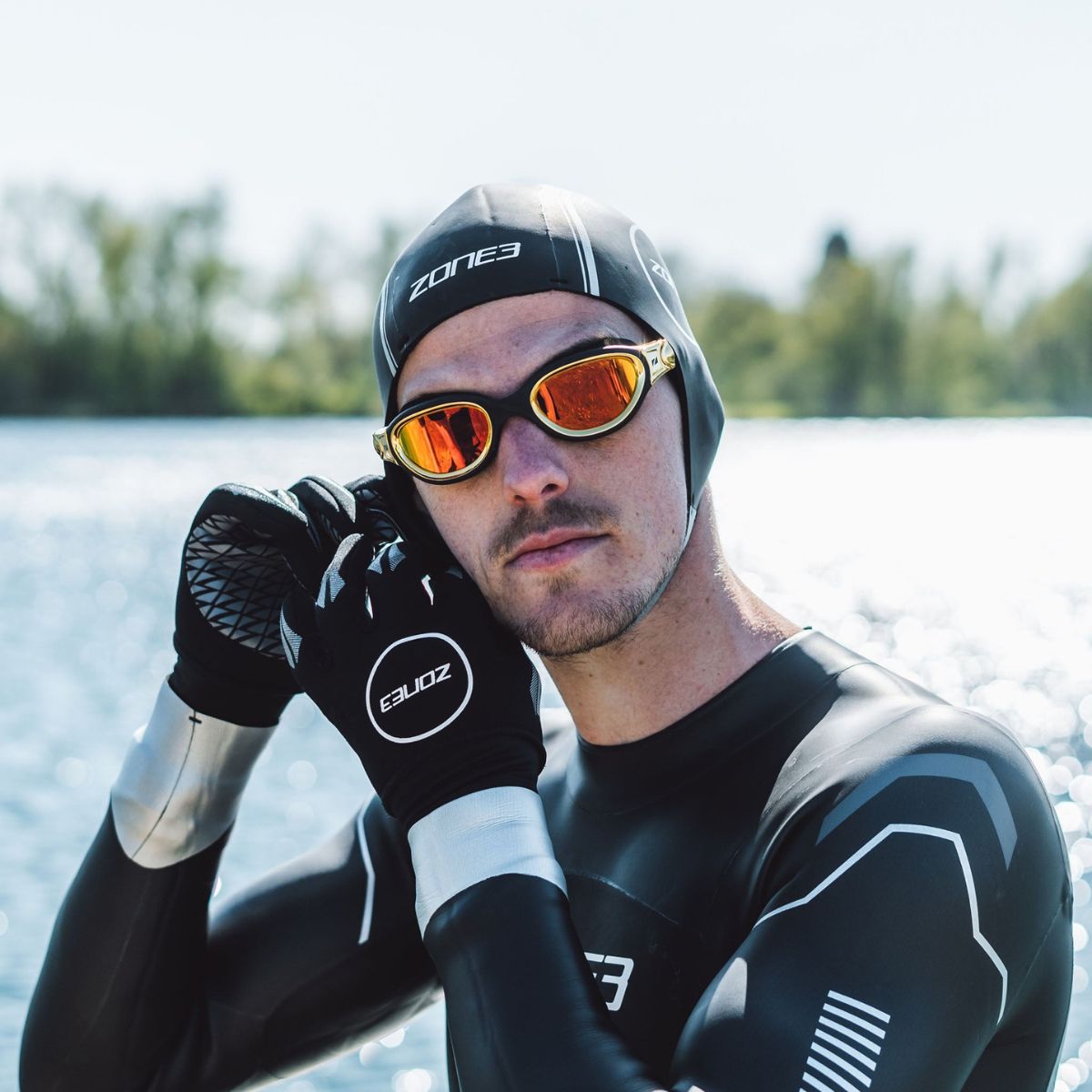 Zone3 Venator-X Polarised Goggles - Black / Gold