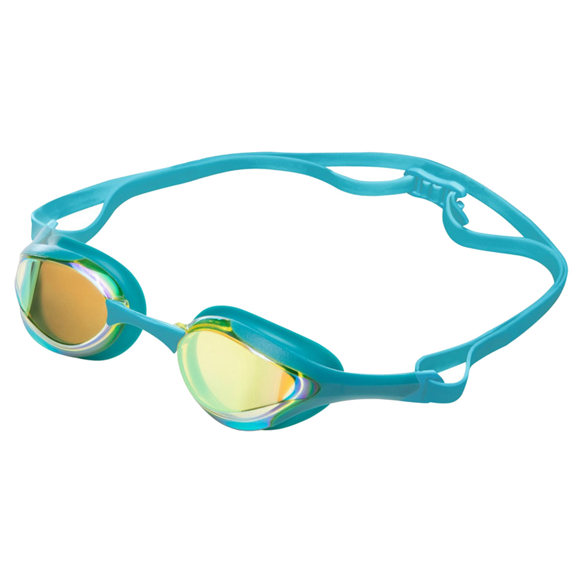 Zone3 Volare Streamline Racing Swim Goggles - Teal / White / Copper