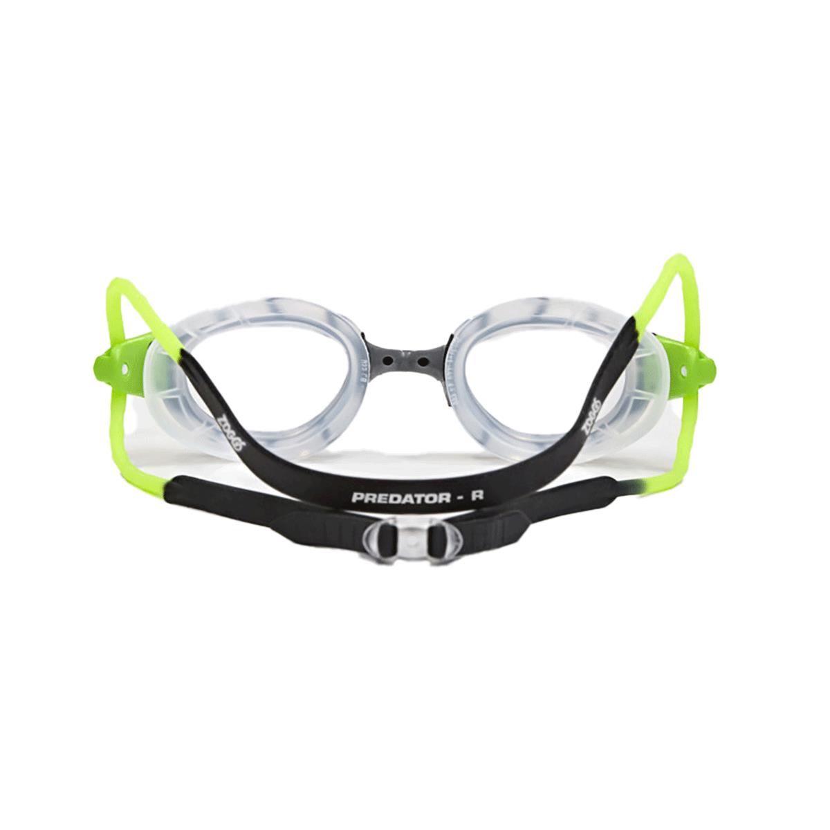 Zoggs Predator Goggles - Clear/Green