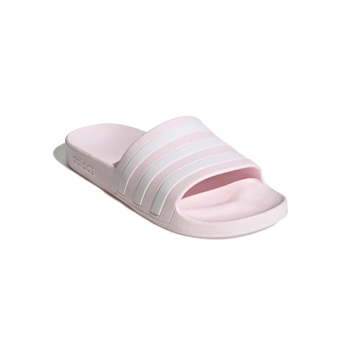 Adidas Womens Adilette Sliders - Pink/White