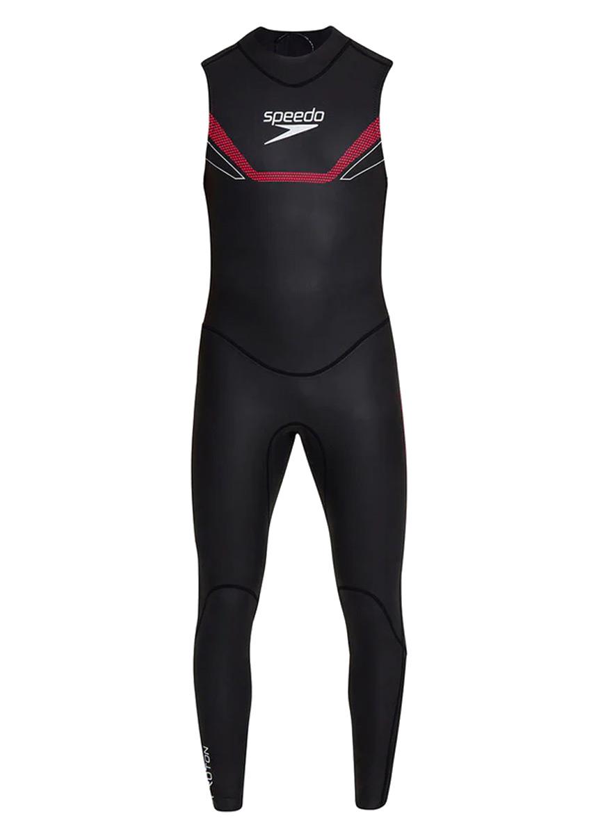 Speedo Men's Proton Thinswim Sleeveless Triathlon Wetsuit - Black / Red