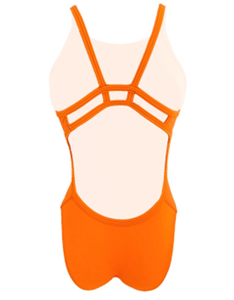 Turbo Womens Kraken Swimsuit - Orange