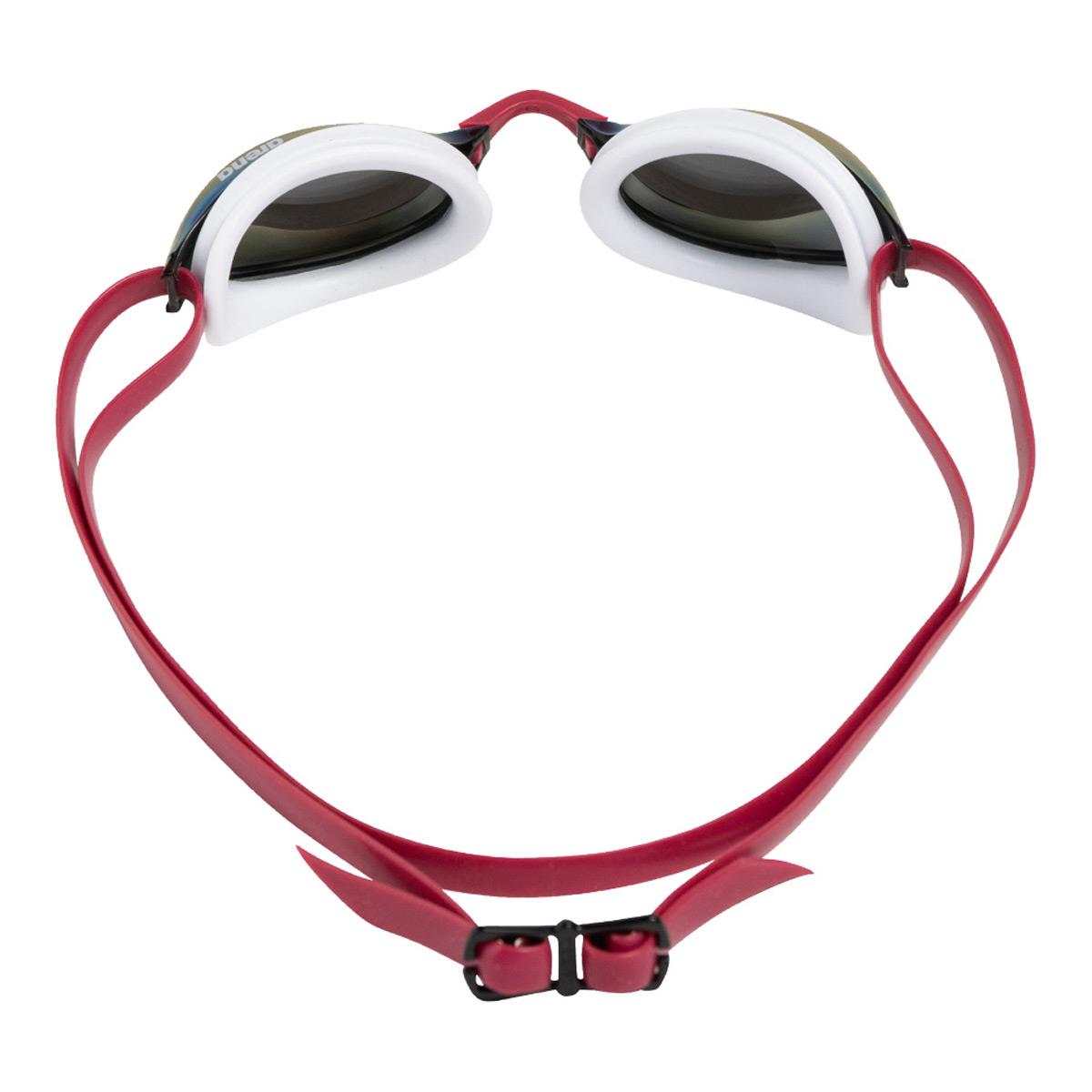 Arena Python Mirror Goggles - Copper / White / Red