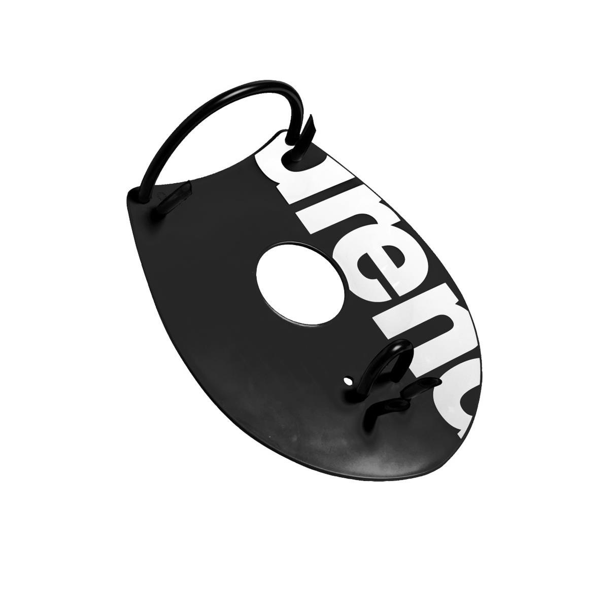 Side view of Arena Elite Hand Paddle 2 - Black/White