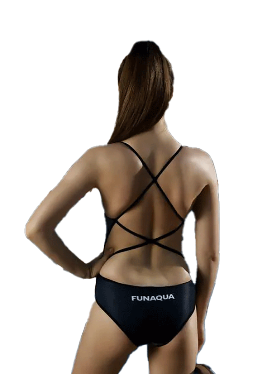 FunAqua Kopalke z narisanim vzorcem za vadbo na hrbtu Paisley-Puddle