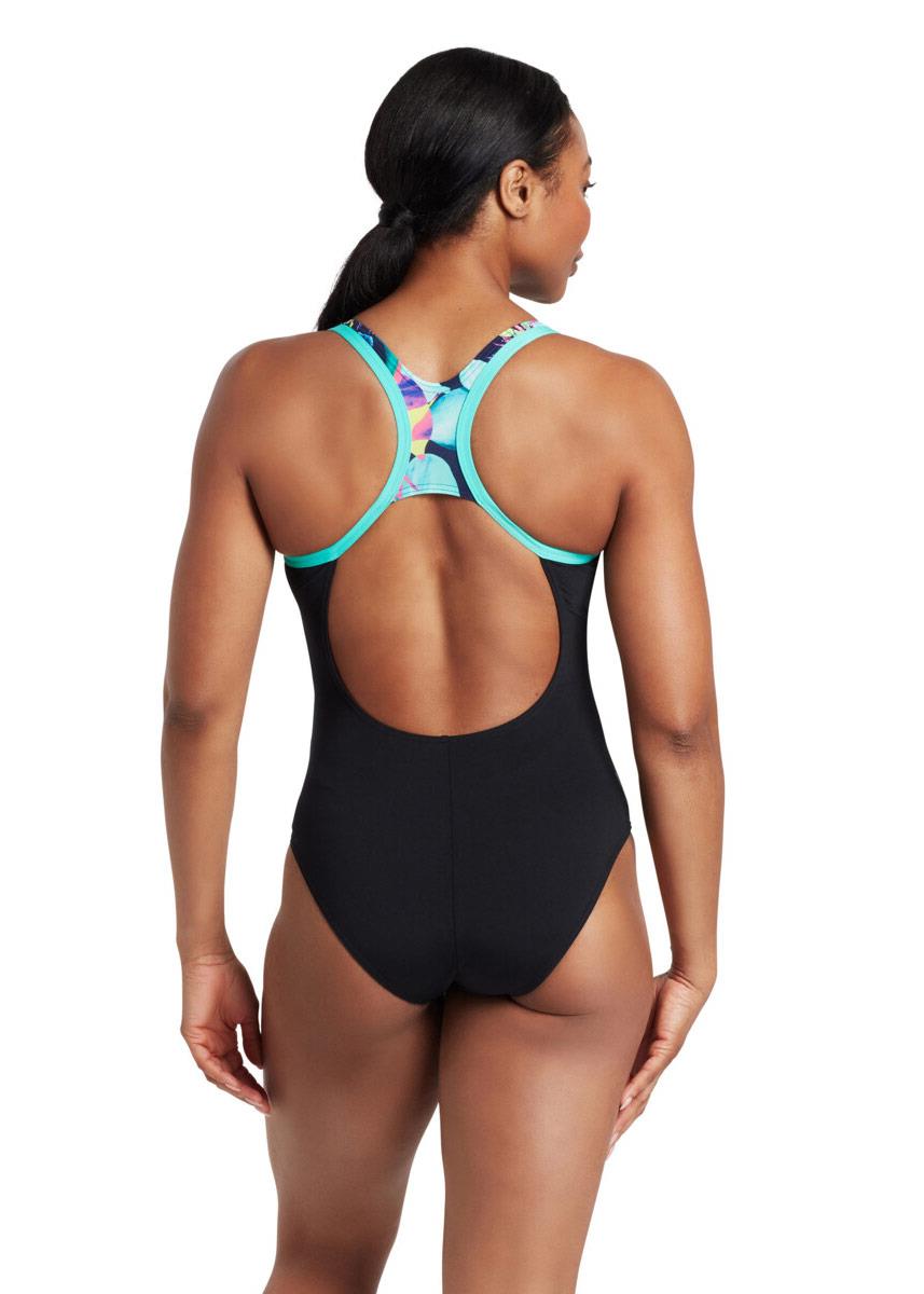 Zoggs Seaway Atomback Swimsuit - Front view