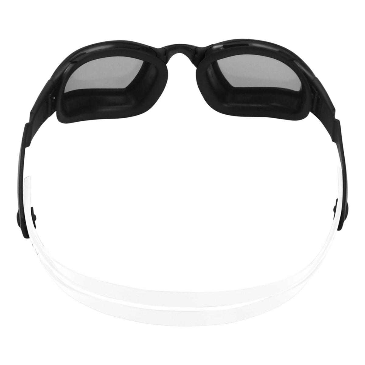 Aquasphere Ninja Silver Titanium Mirrored Goggles - Black/ White