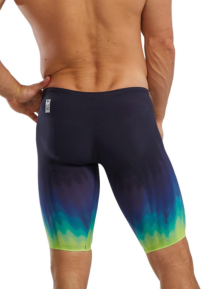TYR Venzo Low Waist Influx Jammer - Lime / Navy