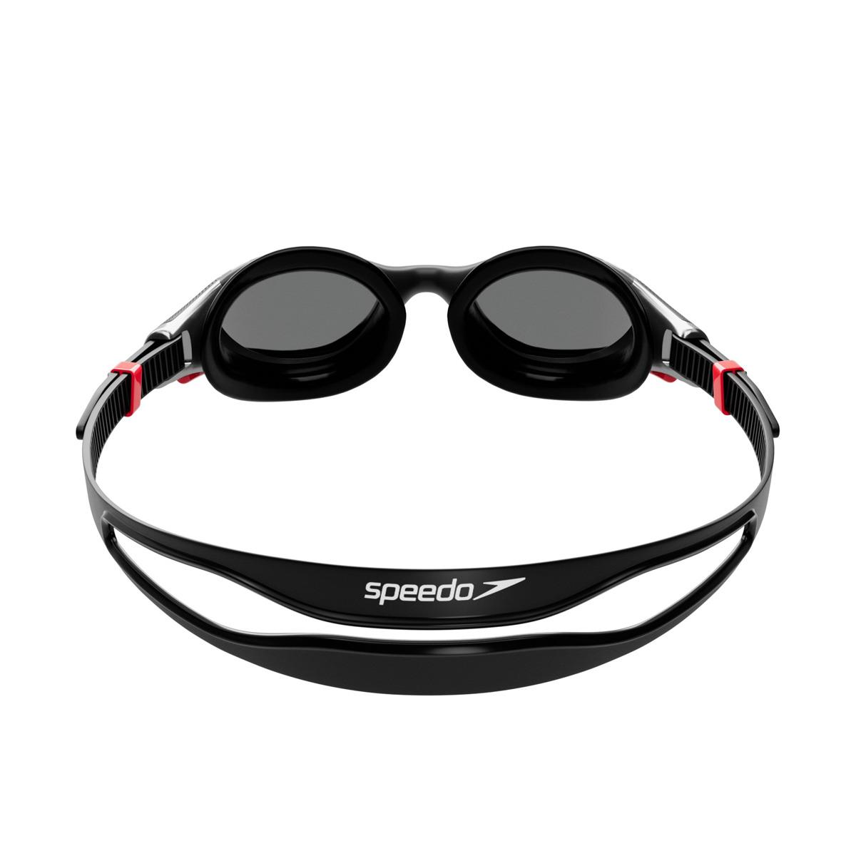Speedo Biofuse 2.0 Mirrored Goggles - Black/ Red/ Chrome