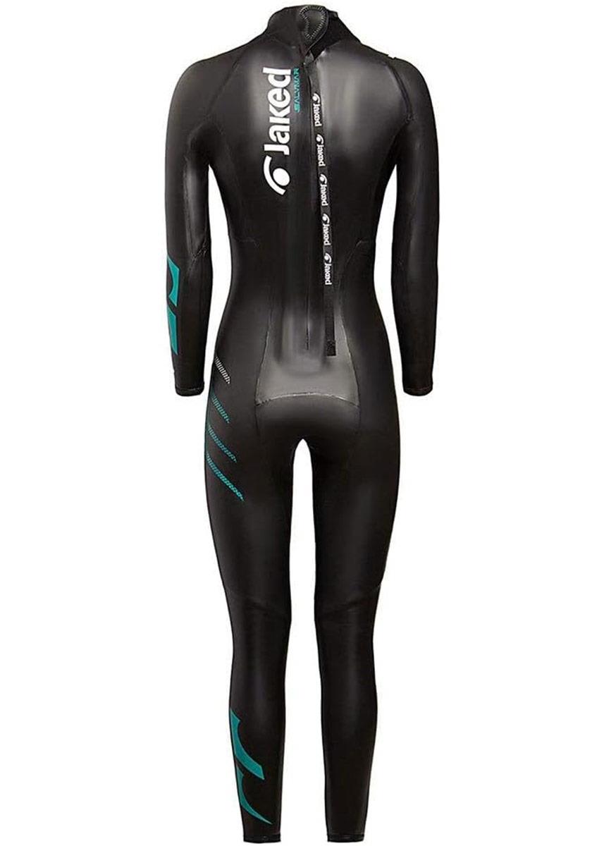 Jaked Womens Challenger Wetsuit - Black / Sky Blue 