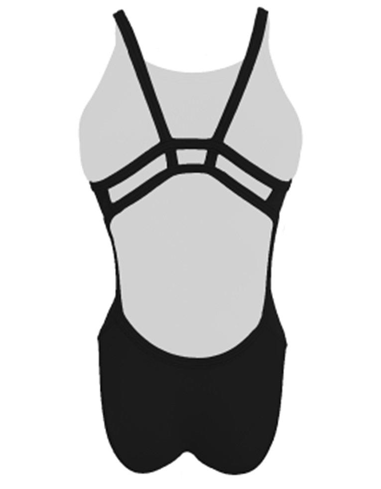 Turbo Womens Kraken Swimsuit - Black